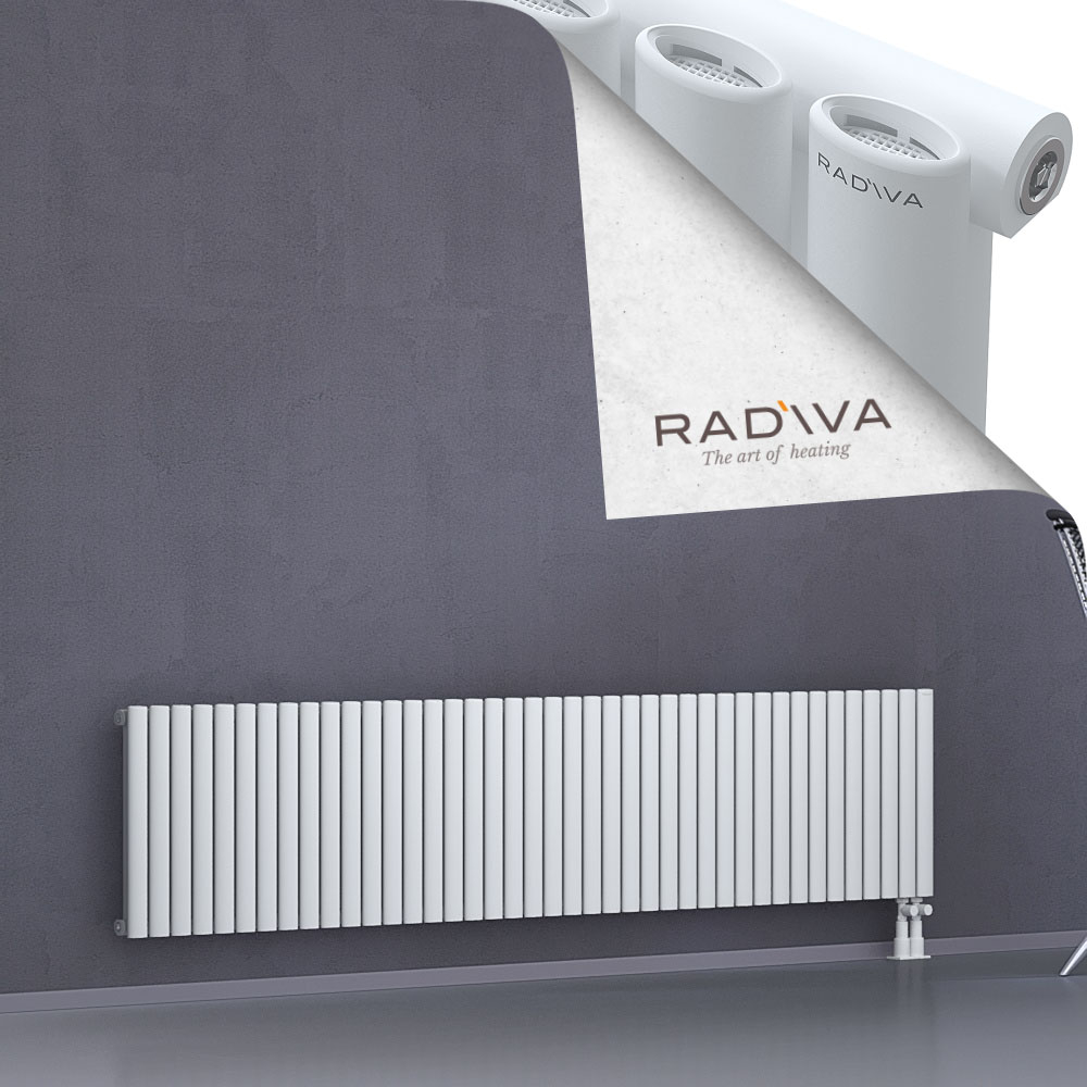 Bia Aluminium Radiator 500x2370 White - 3