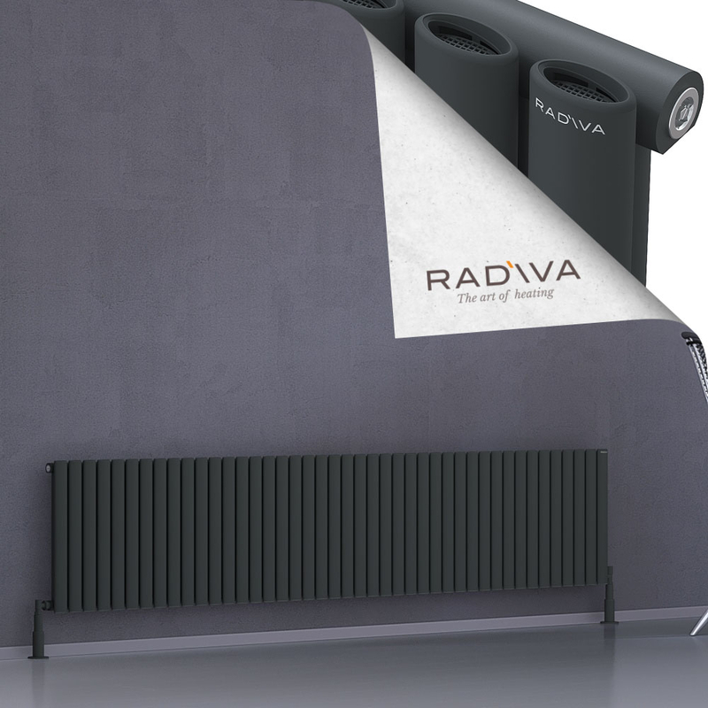 Bia Aluminium Radiator 500x2486 Dark Anthracite 