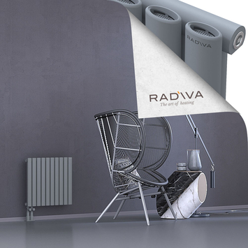 Bia Aluminium Radiator 500x572 Grey Bottom Left 50mm