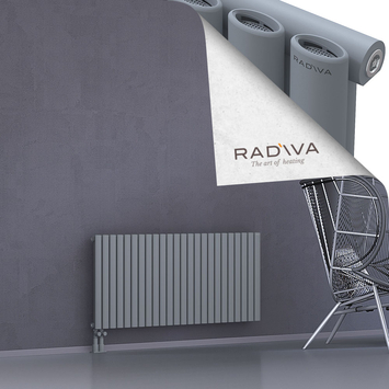Bia Aluminium Radiator 600x1384 Grey Bottom Left 50mm