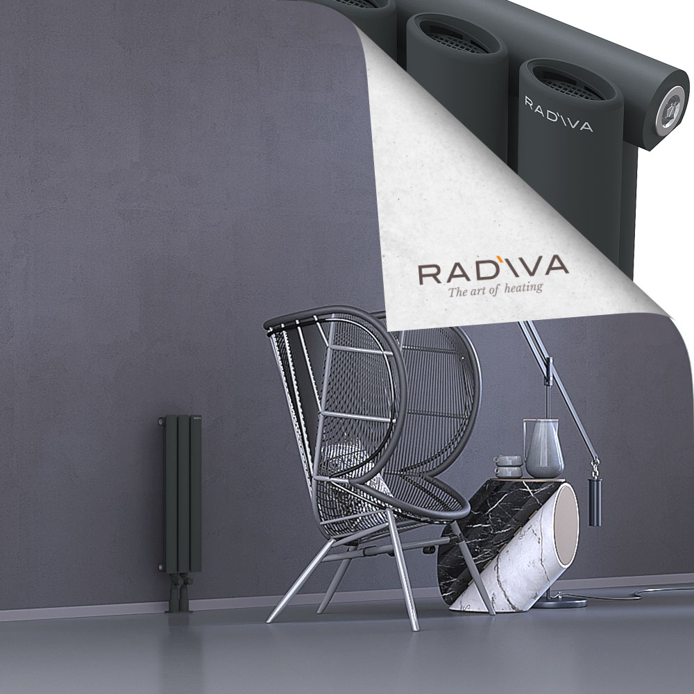 Bia Aluminium Radiator 600x166 Dark Anthracite - 2