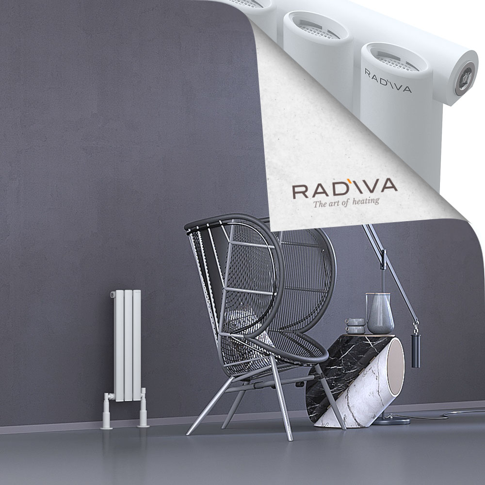 Bia Aluminium Radiator 600x166 White - 1
