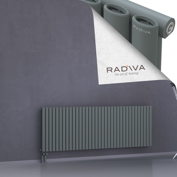 Bia Aluminium Radiator 600x2022 Anthracite Bottom Left 50mm