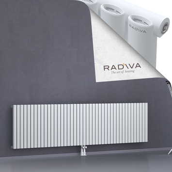Bia Aluminium Radiator 600x2486 White Bottom Middle 50mm