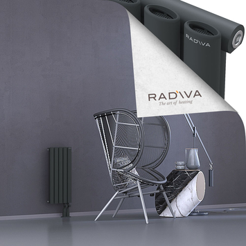 Bia Aluminium Radiator 600x282 Dark Anthracite Bottom Right 50mm