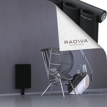 Bia Aluminium Radiator 600x456 Black Bottom Middle 50mm
