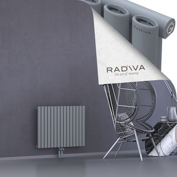 Bia Aluminium Radiator 600x862 Grey Bottom Middle 50mm