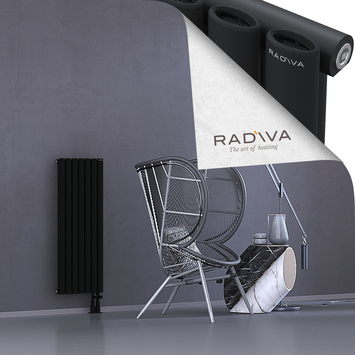Bia Alüminyum Radyatör 1000x398 Siyah Alt Sağ 50mm