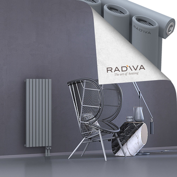 Bia Alüminyum Radyatör 1000x456 Gri Alt Sağ 50mm
