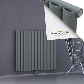 Bia Alüminyum Radyatör 1200x1558 Antrasit Alt Orta 50mm