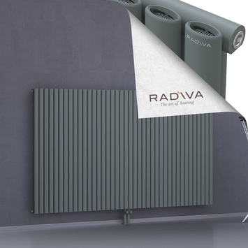 Bia Alüminyum Radyatör 1200x2312 Antrasit Alt Orta 50mm