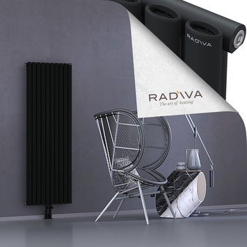 Bia Alüminyum Radyatör 1500x572 Siyah Alt Orta 50mm