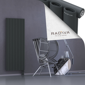 Bia Alüminyum Radyatör 1600x688 Koyu Antrasit Alt Sağ 50mm