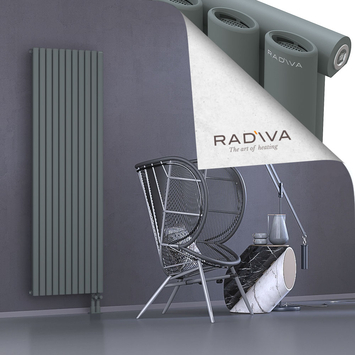 Bia Alüminyum Radyatör 1800x630 Antrasit Alt Sağ 50mm