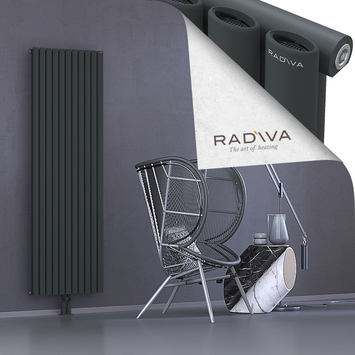 Bia Alüminyum Radyatör 1800x630 Koyu Antrasit Alt Orta 50mm