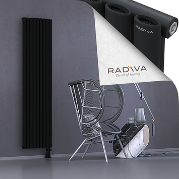 Bia Alüminyum Radyatör 1900x514 Siyah Alt Sağ 50mm