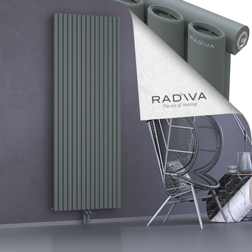 Bia Alüminyum Radyatör 2000x862 Antrasit Alt Orta 50mm