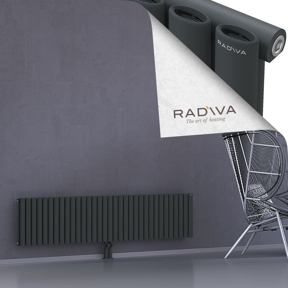 Bia Alüminyum Radyatör 400x1906 Koyu Antrasit - 2
