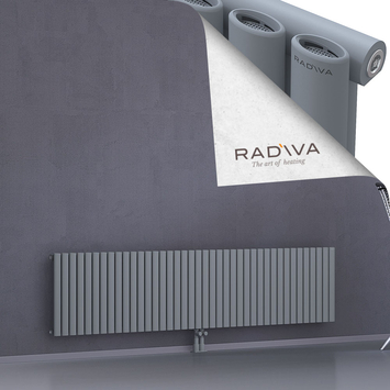 Bia Alüminyum Radyatör 500x2312 Gri Alt Orta 50mm