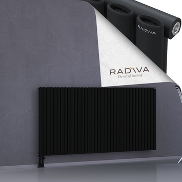 Bia Alüminyum Radyatör 900x2080 Siyah Alt Sol 50mm