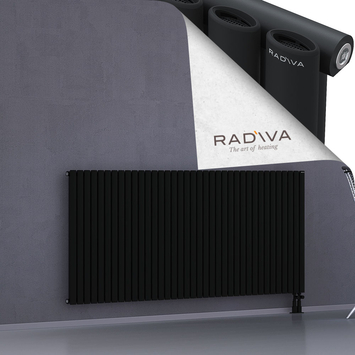 Bia Alüminyum Radyatör 900x2138 Siyah Alt Sağ 50mm