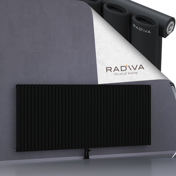 Bia Alüminyum Radyatör 900x2428 Siyah Alt Orta 50mm