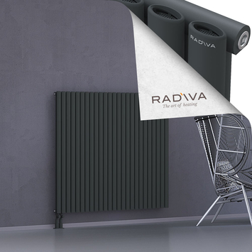 Bia Radiateur En Aluminium 1200x1442 Anthracite Foncé Bas à gauche 50mm
