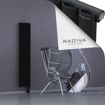 Bia Radiateur En Aluminium 1600x340 Noir Bas à droite 50mm