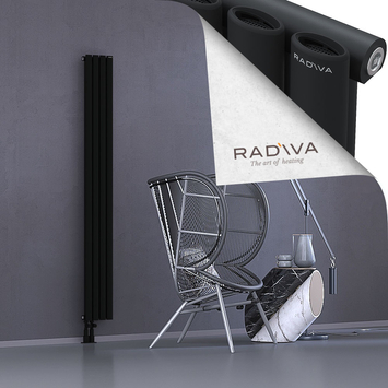Bia Radiateur En Aluminium 1800x224 Noir Bas à gauche 50mm