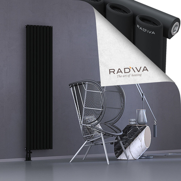 Bia Radiateur En Aluminium 1800x456 Noir Bas à gauche 50mm