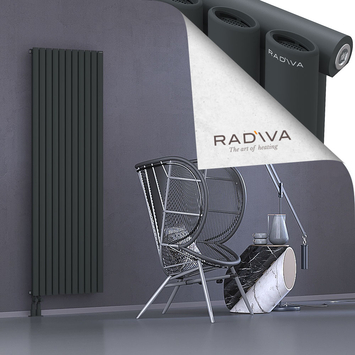 Bia Radiateur En Aluminium 1800x630 Anthracite Foncé Bas à gauche 50mm