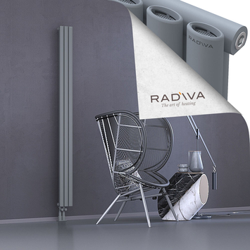 Bia Radiateur En Aluminium 1900x166 Gris Bas à gauche 50mm