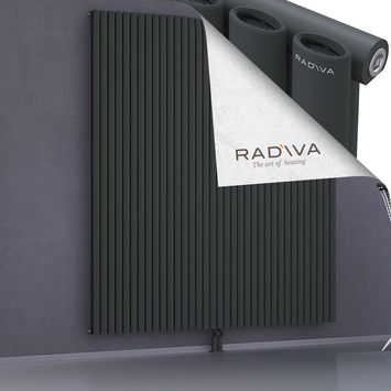 Bia Radiateur En Aluminium 2000x2022 Anthracite Foncé Bas Milieu 50mm