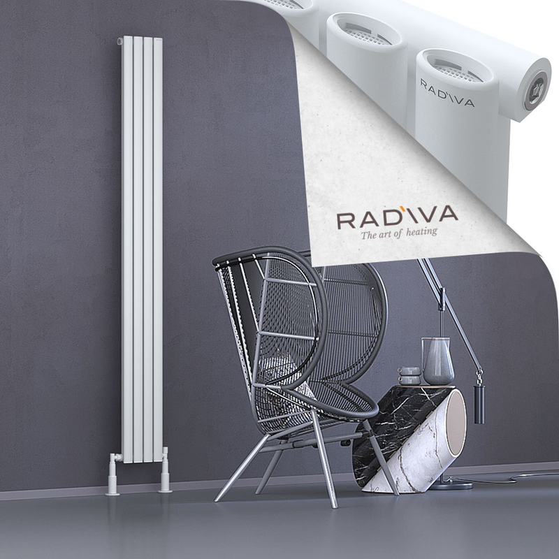 Bia Radiateur En Aluminium 2000x224 Blanc 