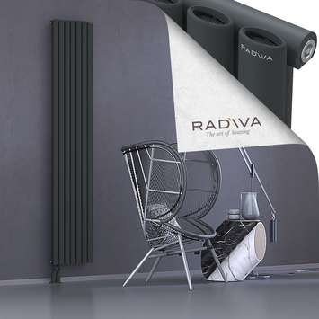 Bia Radiateur En Aluminium 2000x398 Anthracite Foncé Bas à gauche 50mm