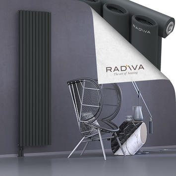 Bia Radiateur En Aluminium 2000x572 Anthracite Foncé Bas à gauche 50mm