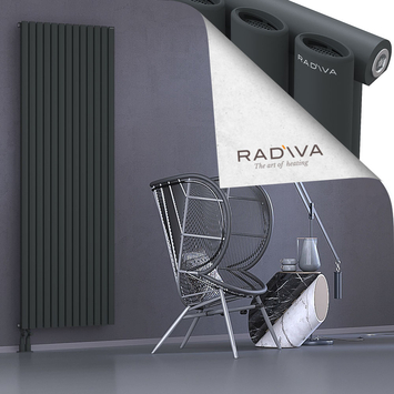 Bia Radiateur En Aluminium 2000x746 Anthracite Foncé Bas à gauche 50mm