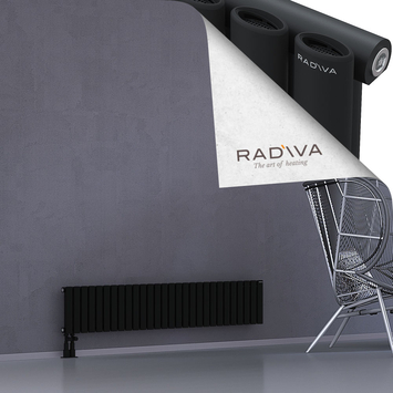 Bia Radiateur En Aluminium 300x1616 Noir Bas à gauche 50mm