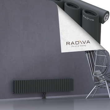 Bia Radiateur En Aluminium 300x1732 Anthracite Foncé Bas Milieu 50mm