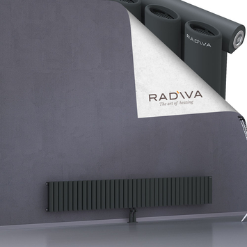 Bia Radiateur En Aluminium 300x2138 Anthracite Foncé Bas Milieu 50mm