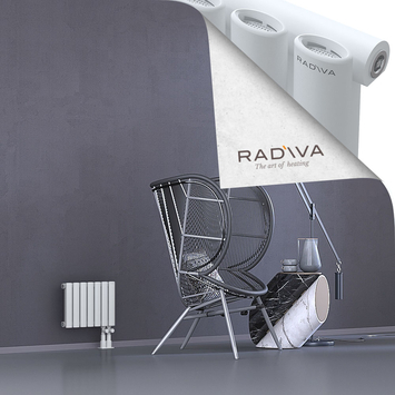 Bia Radiateur En Aluminium 300x398 Blanc Bas à droite 50mm
