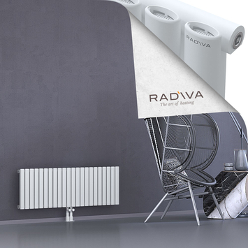 Bia Radiateur En Aluminium 400x1268 Blanc Bas Milieu 50mm