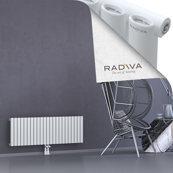 Bia Radiateur En Aluminium 400x1326 Blanc Bas Milieu 50mm