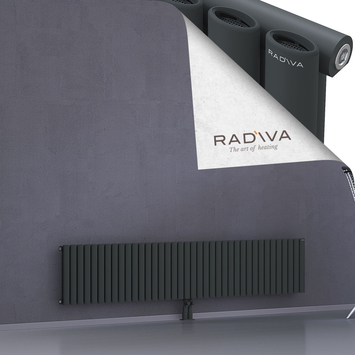 Bia Radiateur En Aluminium 400x2196 Anthracite Foncé Bas Milieu 50mm