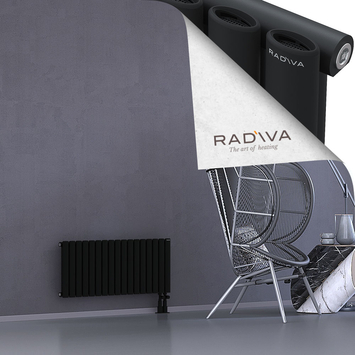 Bia Radiateur En Aluminium 400x978 Noir Bas à droite 50mm