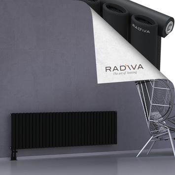 Bia Radiateur En Aluminium 500x1906 Noir Bas à gauche 50mm