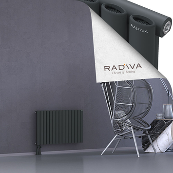 Bia Radiateur En Aluminium 500x862 Anthracite Foncé Bas à gauche 50mm