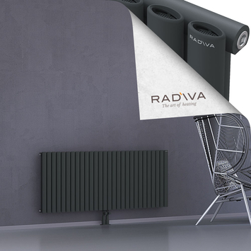 Bia Radiateur En Aluminium 600x1616 Anthracite Foncé Bas Milieu 50mm