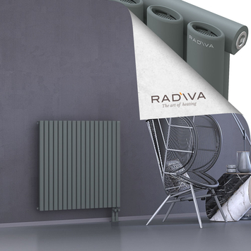 Bia Radiateur En Aluminium 900x1036 Anthracite Bas à droite 50mm