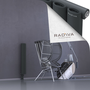 Bia Radiateur En Aluminium 900x166 Anthracite Foncé Bas à gauche 50mm